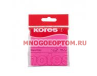 Блок-кубик Kores бум.для зам. 75х75 неоновая розовая 100л. 47075