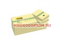 Блок-кубик Post-it Optima 653-OY. 38х51 осень канар.желт.. набор 12бл