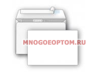Конверт Белый E65 стрип OfficePost 110х220 1000шт/кор 1781