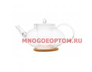 Стеклянный заварочный чайник Душистая Лилия